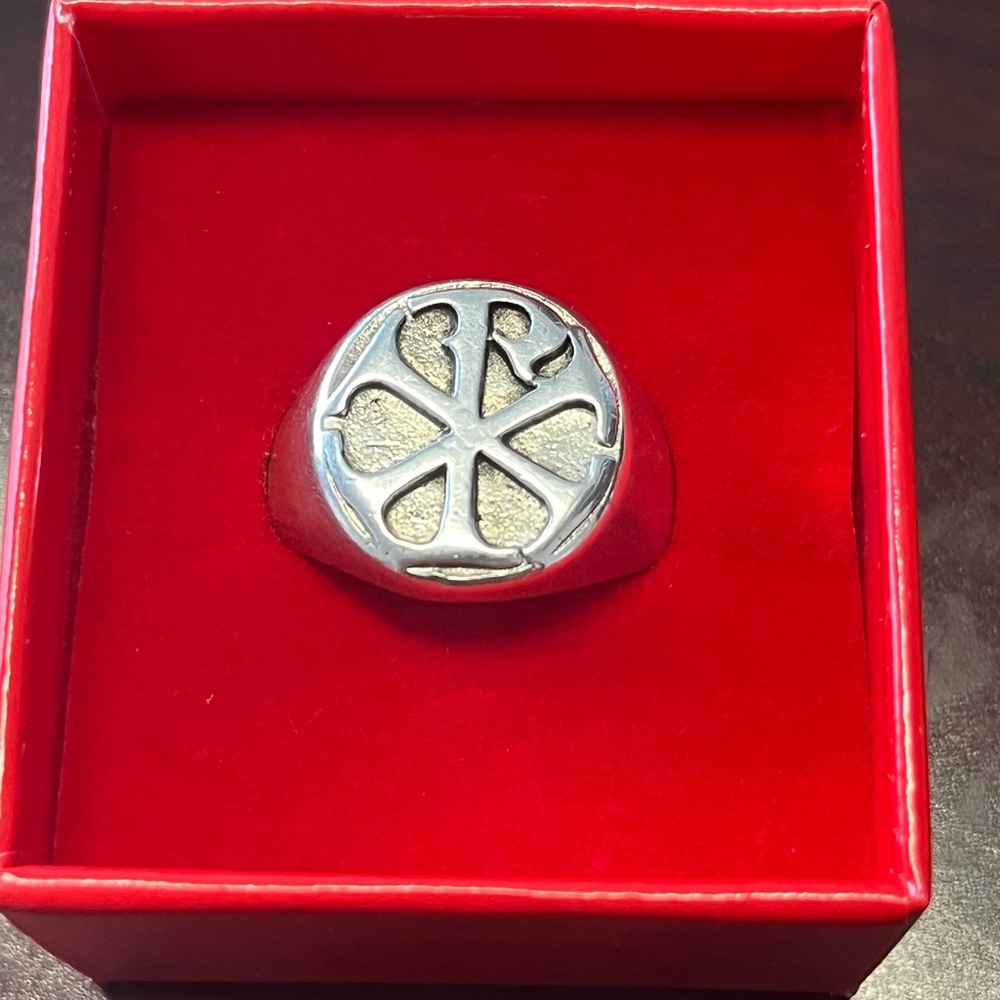 James Avery super rare men’s Christian chi-rho signet ring